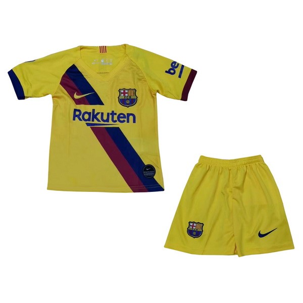 Barcelona Trikot Auswarts Kinder 2019-20 Gelb Fussballtrikots Günstig